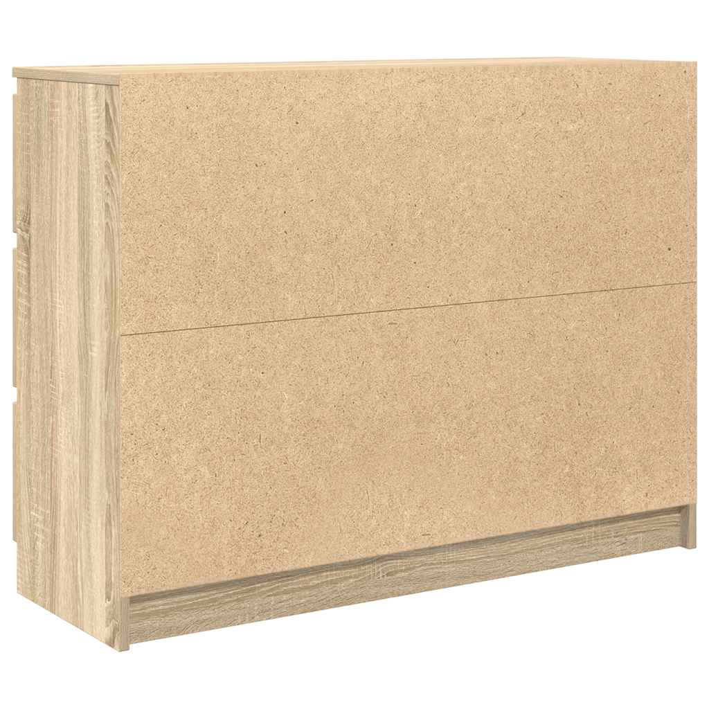 Aparador 100x35x76 cm derivados de madeira carvalho sonoma