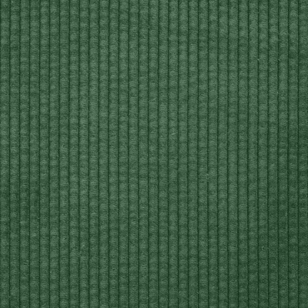 Sofá 2 lugares com Chaise em L 125 cm linho verde escuro