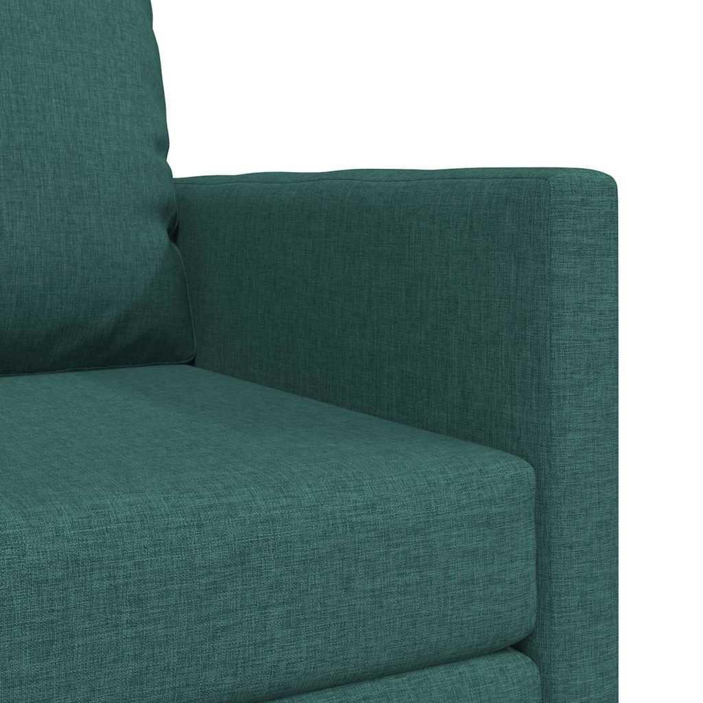 Sofá-Cama de Chão Verde-escuro 74 x 77 x 81 cm tecido
