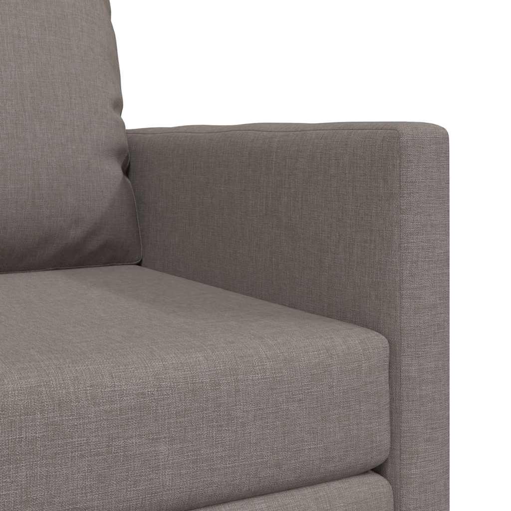 Sofá-Cama de Chão Cinzento-acastanhado 74 x 77 x 81 cm tecido