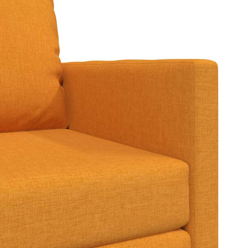 Sofá-Cama de Chão Amarelo-escuro 74 x 77 x 81 cm tecido