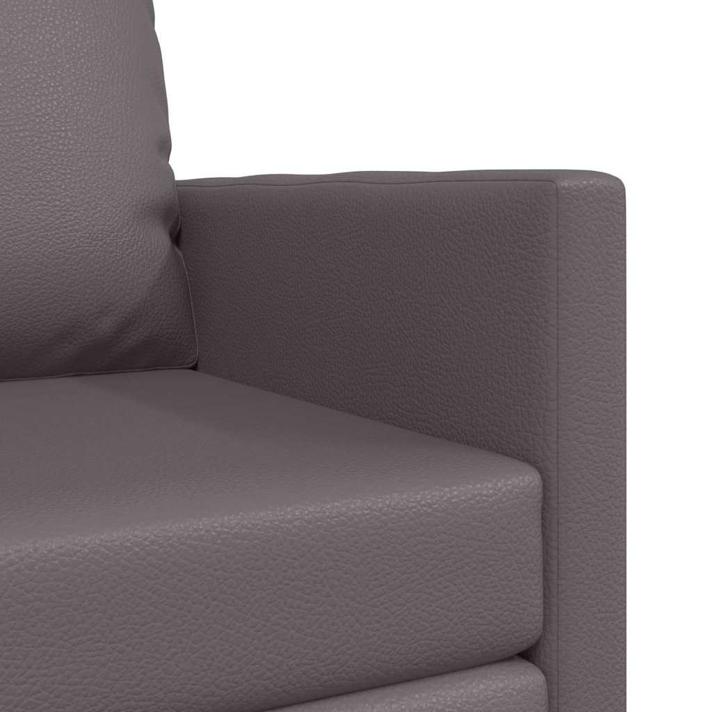 Sofá-cama de chão Cinzeto 74 x 77 x 81 cm Couro sintético
