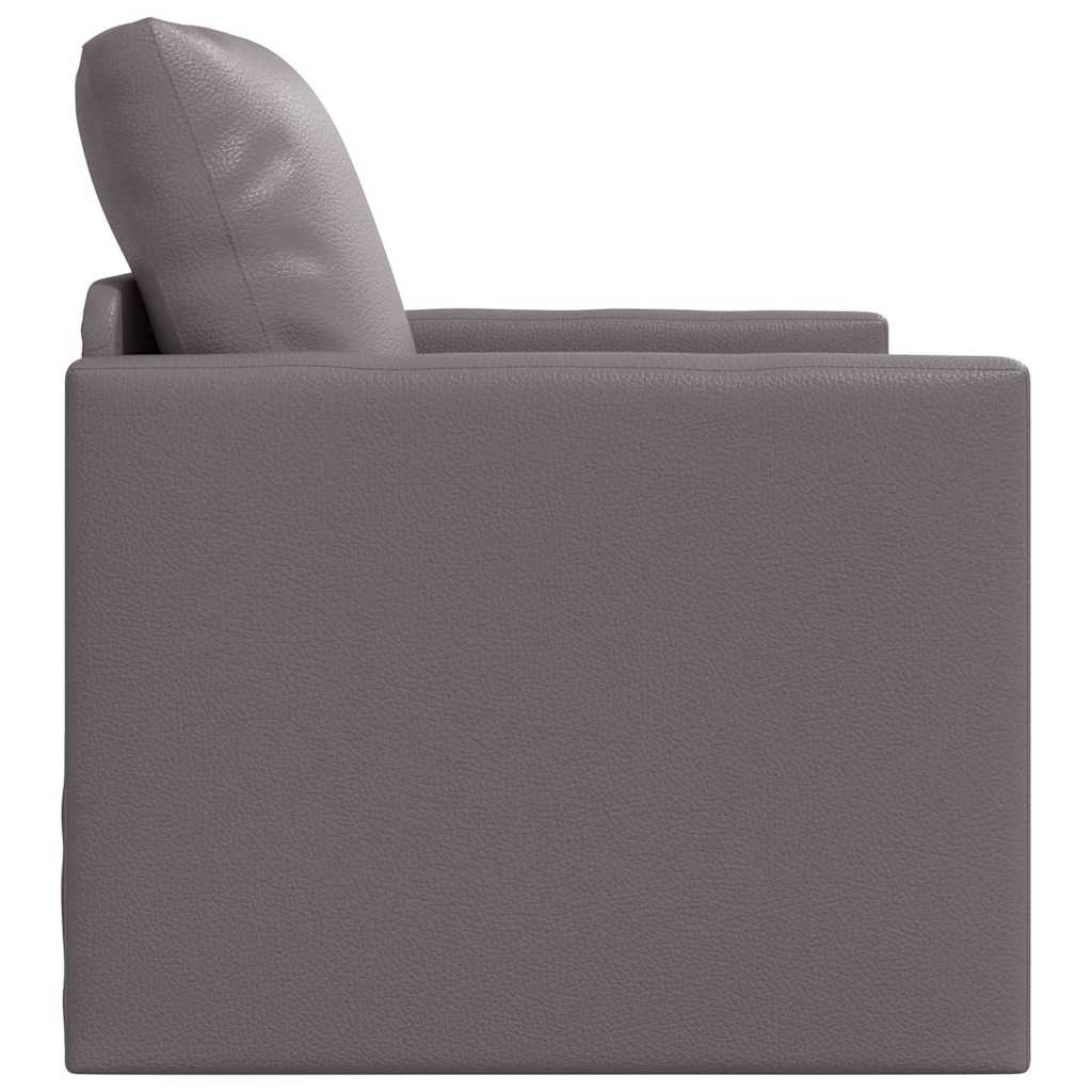 Sofá-cama de chão Cinzeto 74 x 77 x 81 cm Couro sintético