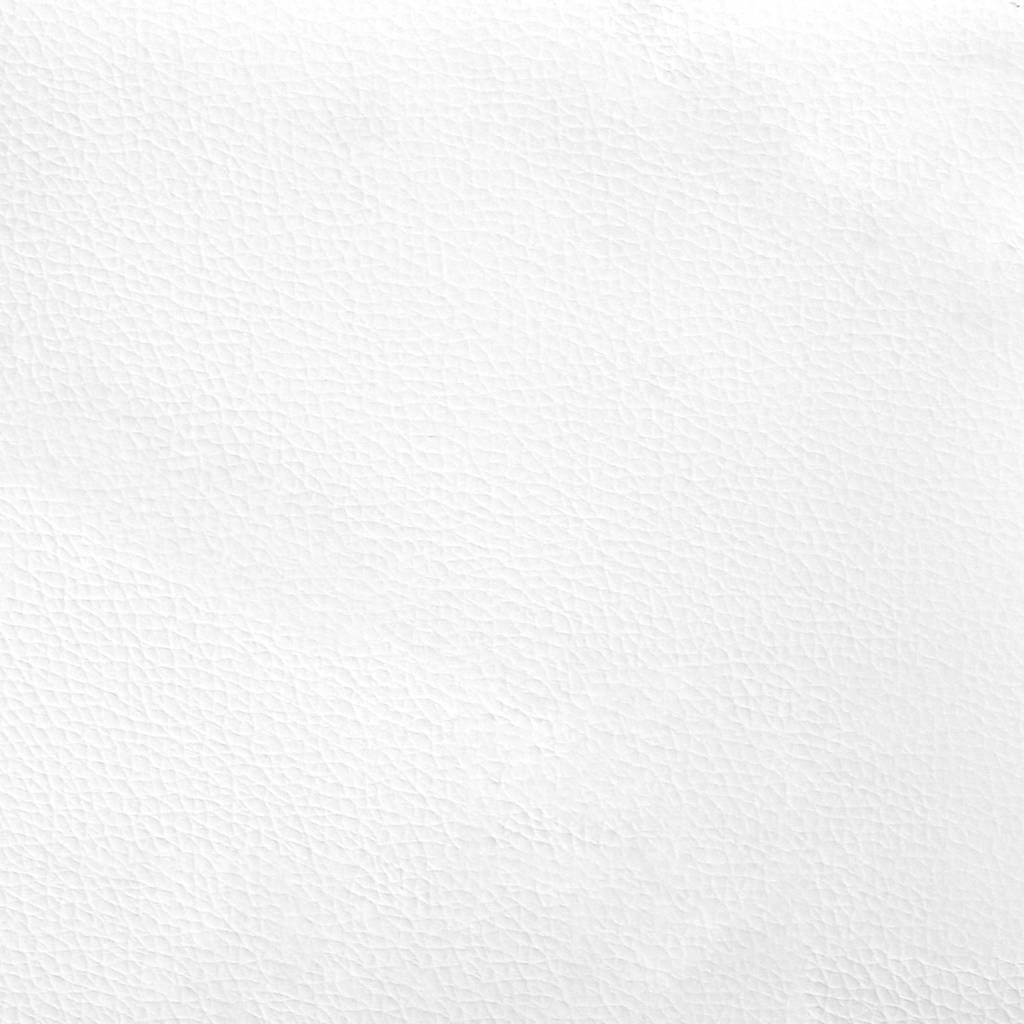 Sofá-cama de chão Branco 74 x 77 x 81 cm Couro sintético