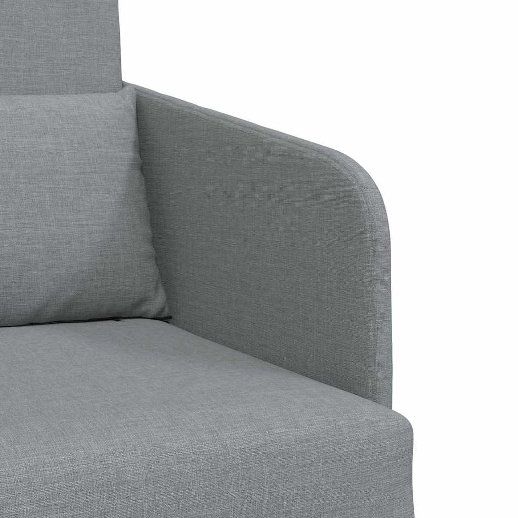 Sofá-Cama Cinzento-claro 65 x 80 x 83 cm tecido