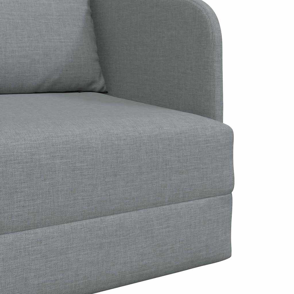 Sofá-Cama Cinzento-claro 65 x 80 x 83 cm tecido