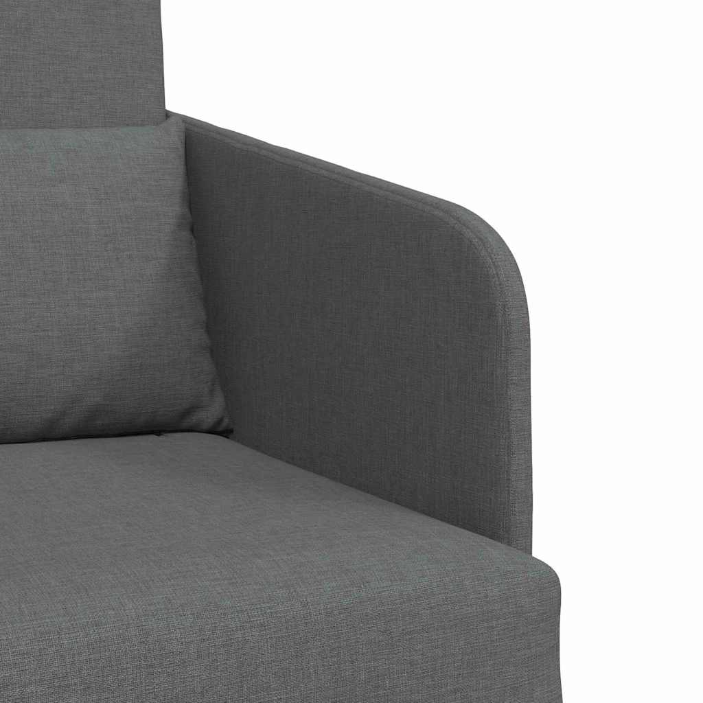 Sofá-Cama Cinzento escuro 65 x 80 x 83 cm tecido