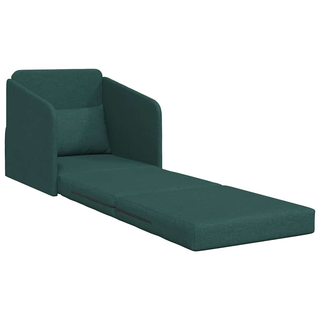 Sofá-Cama Verde-escuro 65 x 80 x 83 cm tecido