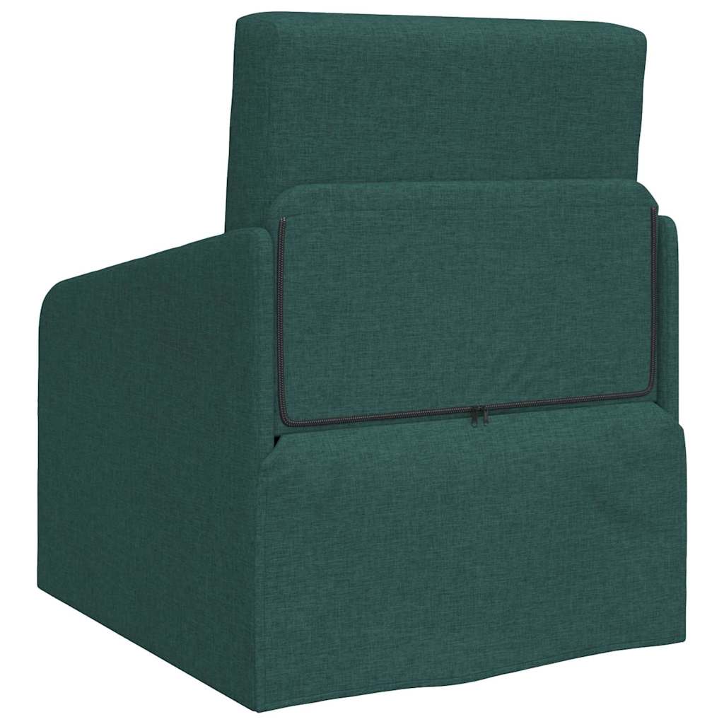 Sofá-Cama Verde-escuro 65 x 80 x 83 cm tecido