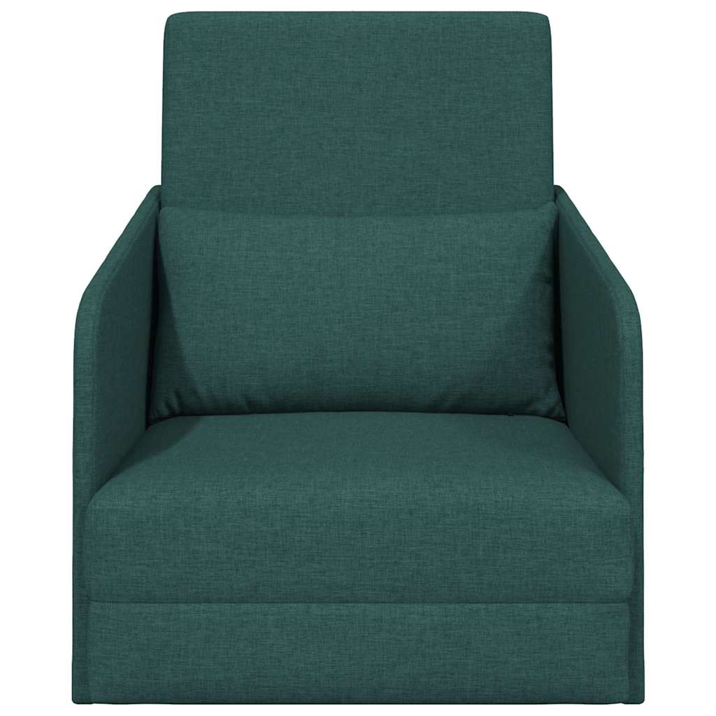 Sofá-Cama Verde-escuro 65 x 80 x 83 cm tecido