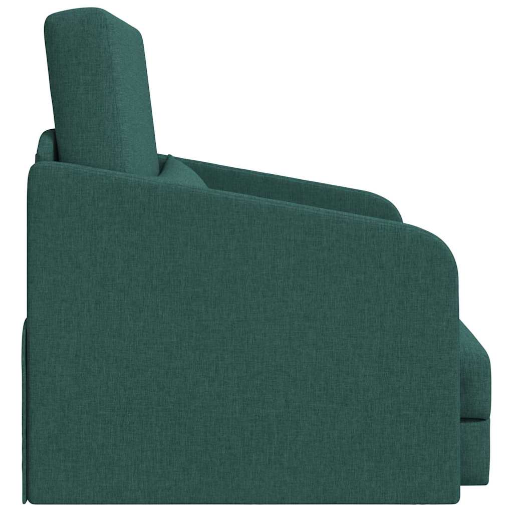 Sofá-Cama Verde-escuro 65 x 80 x 83 cm tecido