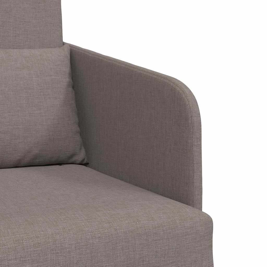 Sofá-Cama Cinzento-acastanhado 65 x 80 x 83 cm tecido