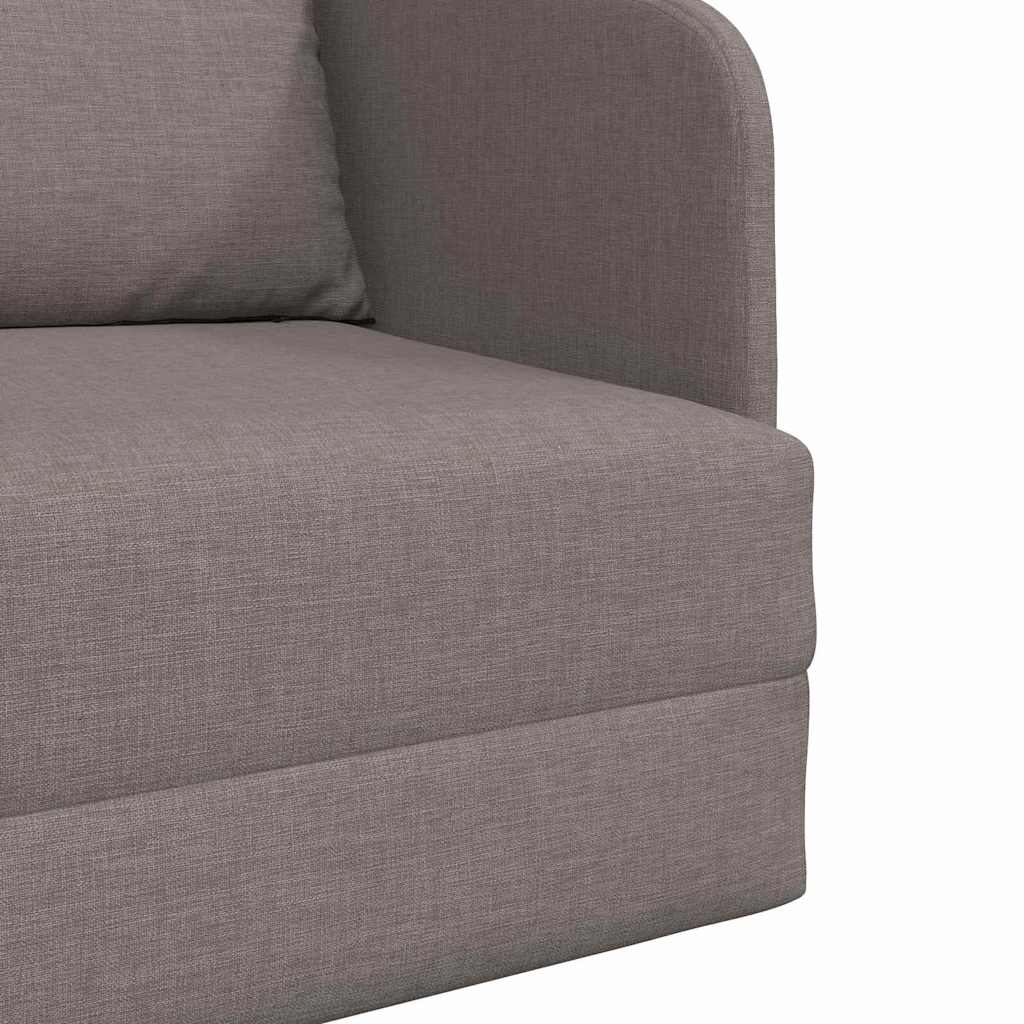 Sofá-Cama Cinzento-acastanhado 65 x 80 x 83 cm tecido
