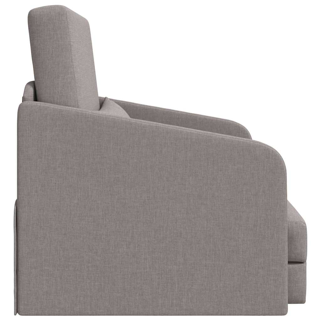 Sofá-Cama Cinzento-acastanhado 65 x 80 x 83 cm tecido