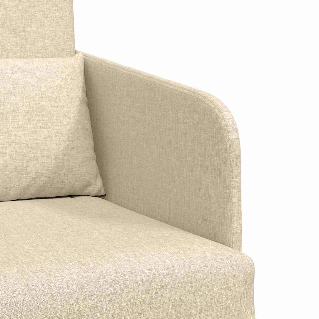 Sofá-Cama Creme 65 x 80 x 83 cm tecido