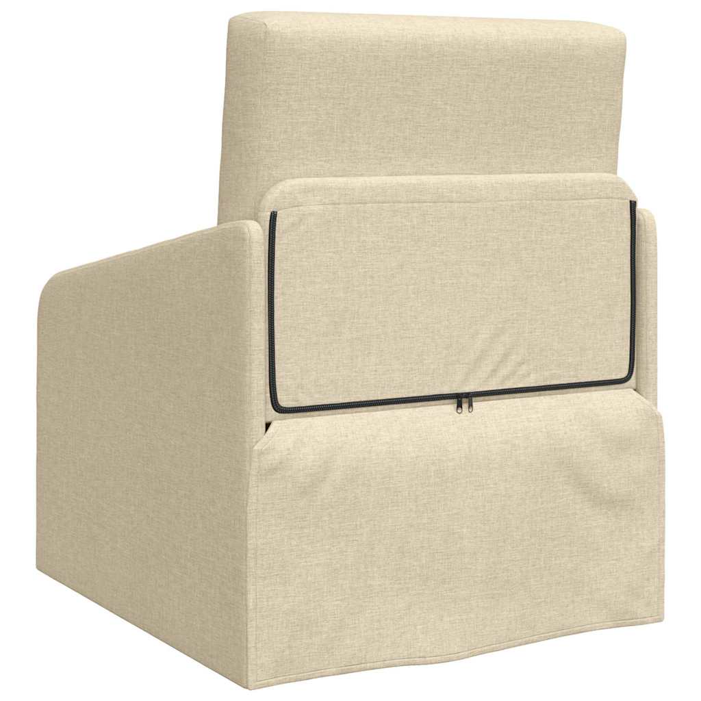 Sofá-Cama Creme 65 x 80 x 83 cm tecido