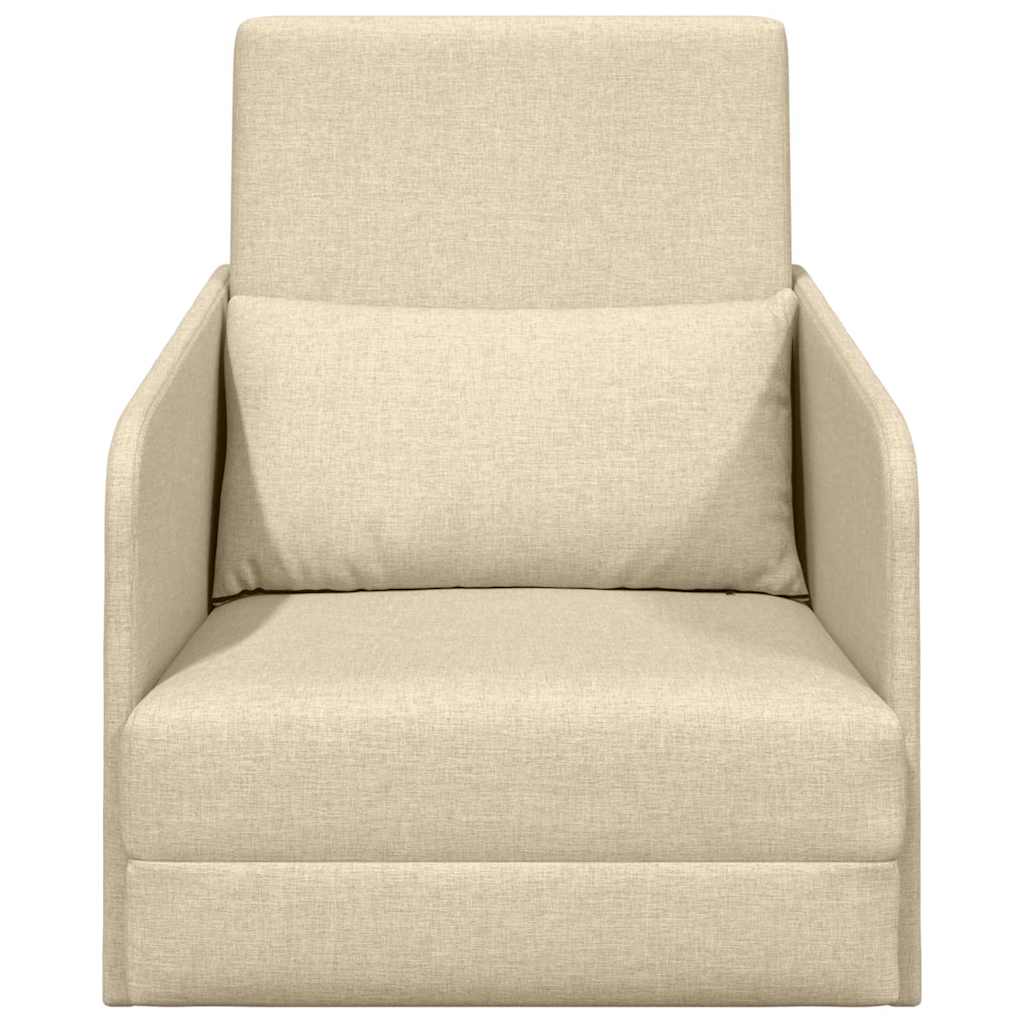 Sofá-Cama Creme 65 x 80 x 83 cm tecido