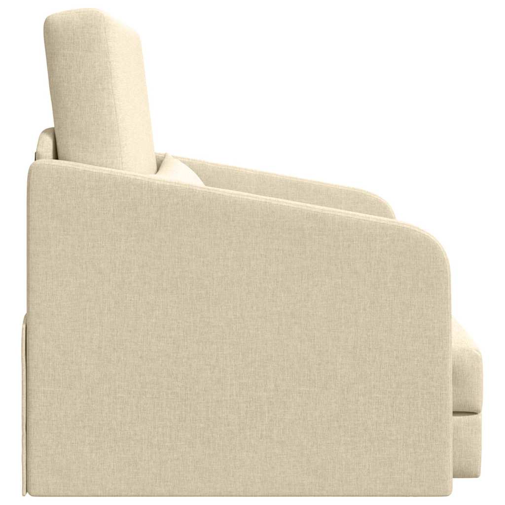 Sofá-Cama Creme 65 x 80 x 83 cm tecido