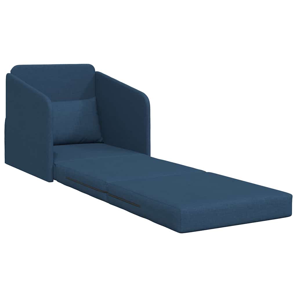 Sofá-Cama Azul 65 x 80 x 83 cm tecido