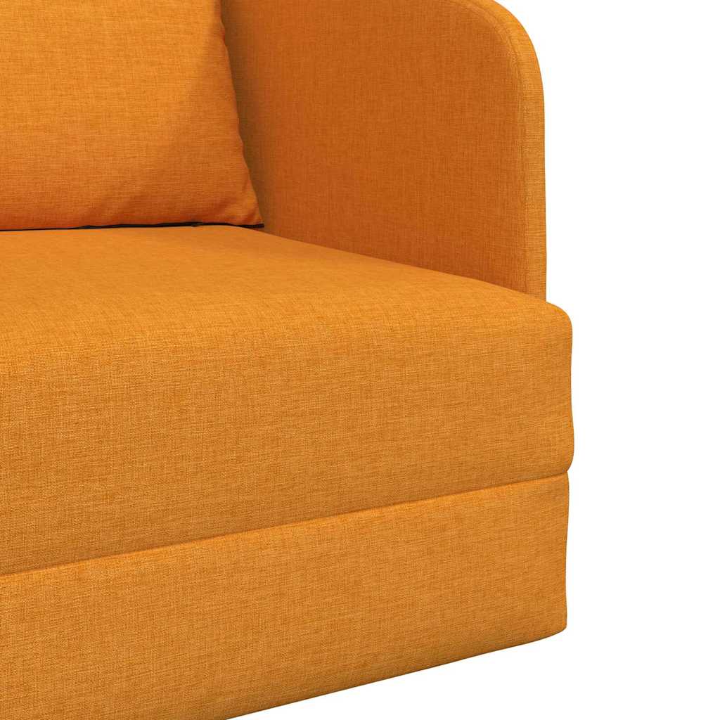 Sofá-Cama Amarelo Escuro 65 x 80 x 83 cm tecido