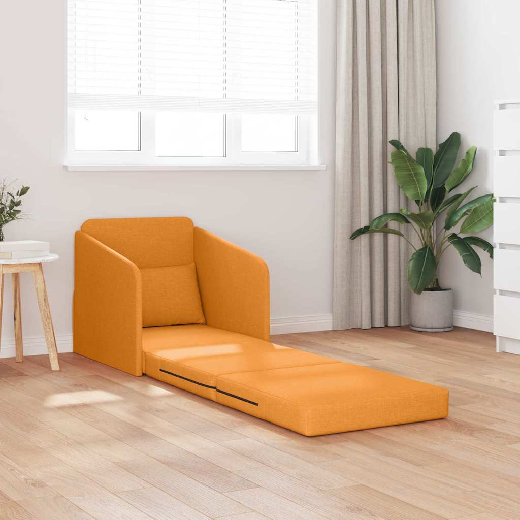 Sofá-Cama Amarelo Escuro 65 x 80 x 83 cm tecido