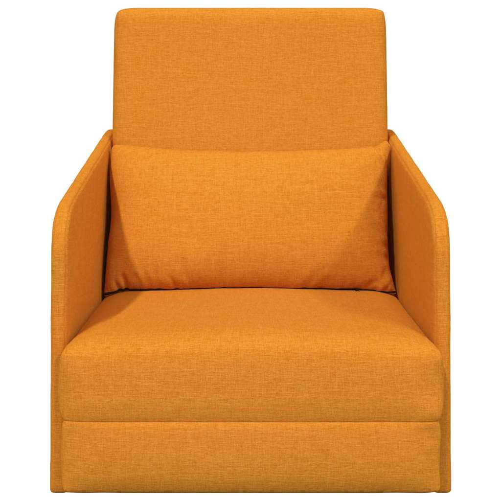 Sofá-Cama Amarelo Escuro 65 x 80 x 83 cm tecido