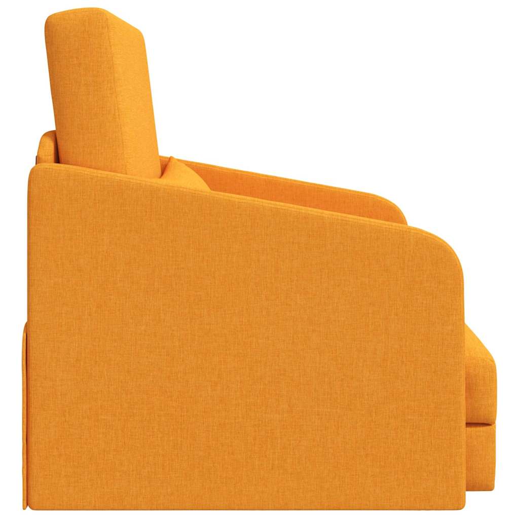 Sofá-Cama Amarelo Escuro 65 x 80 x 83 cm tecido