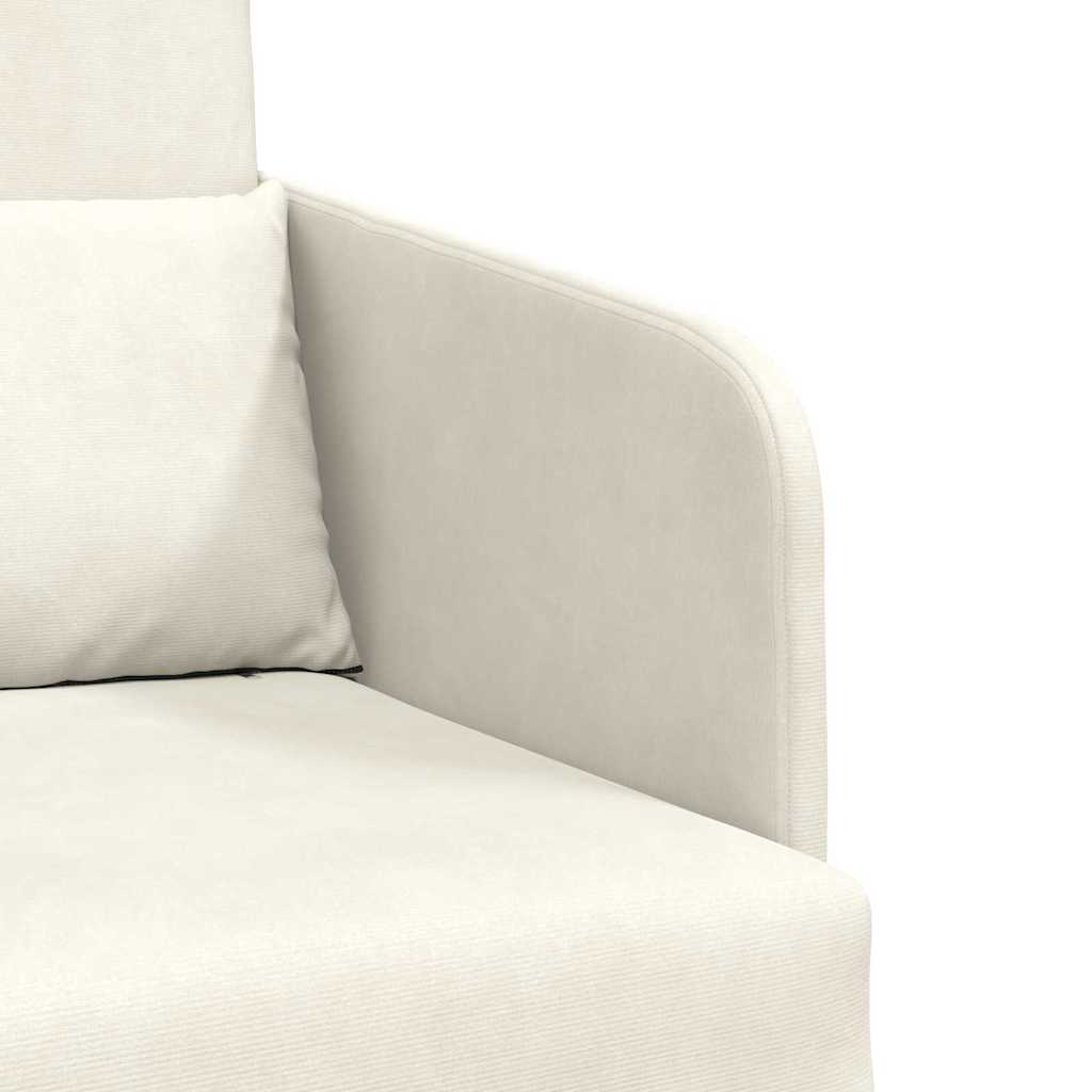 Sofá-Cama Creme 65 x 80 x 83 cm Veludo