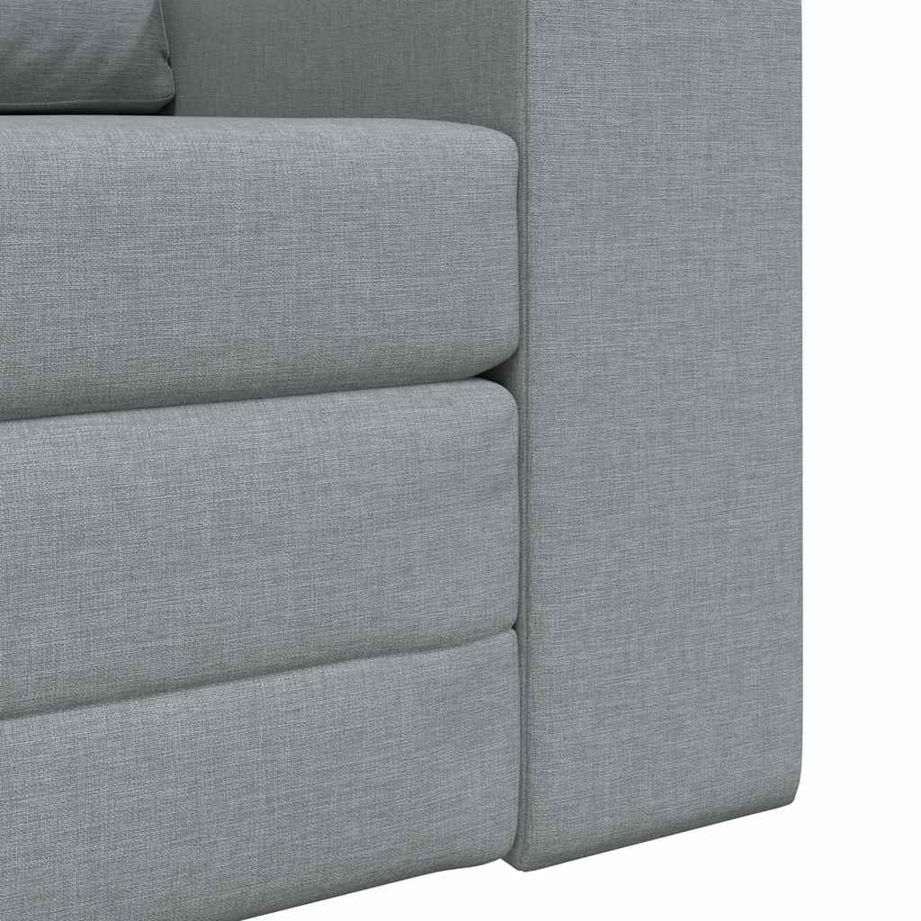 Sofá-Cama Cinzento-claro 98 x 71 x 83 cm tecido
