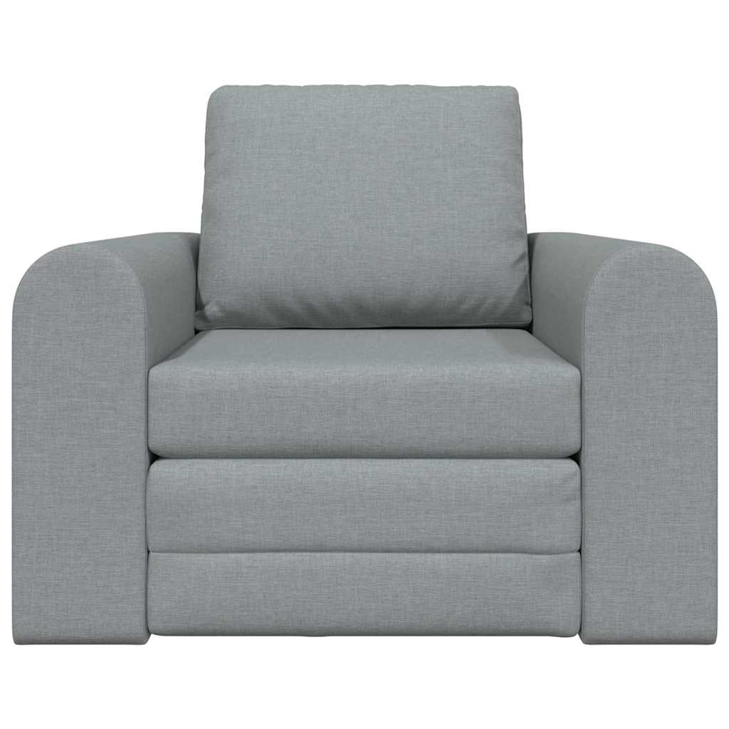 Sofá-Cama Cinzento-claro 98 x 71 x 83 cm tecido