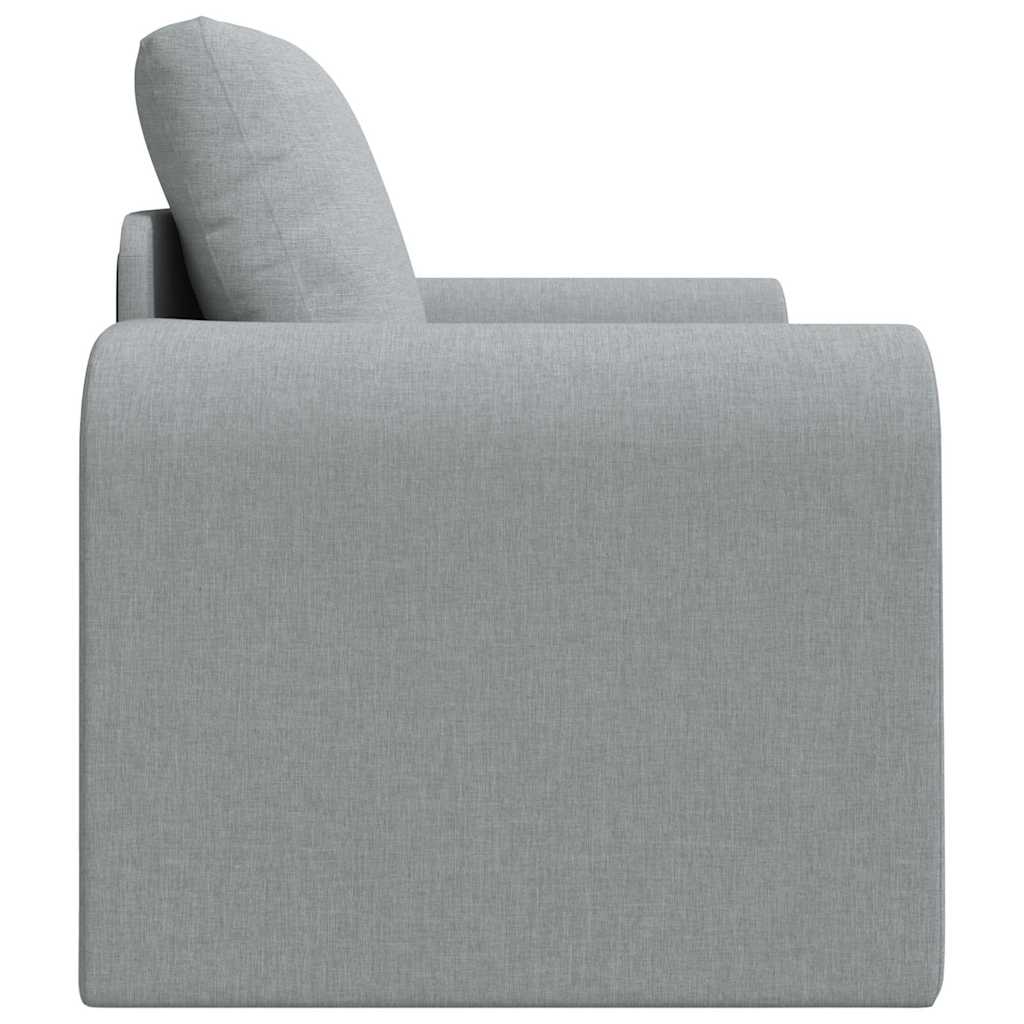 Sofá-Cama Cinzento-claro 98 x 71 x 83 cm tecido