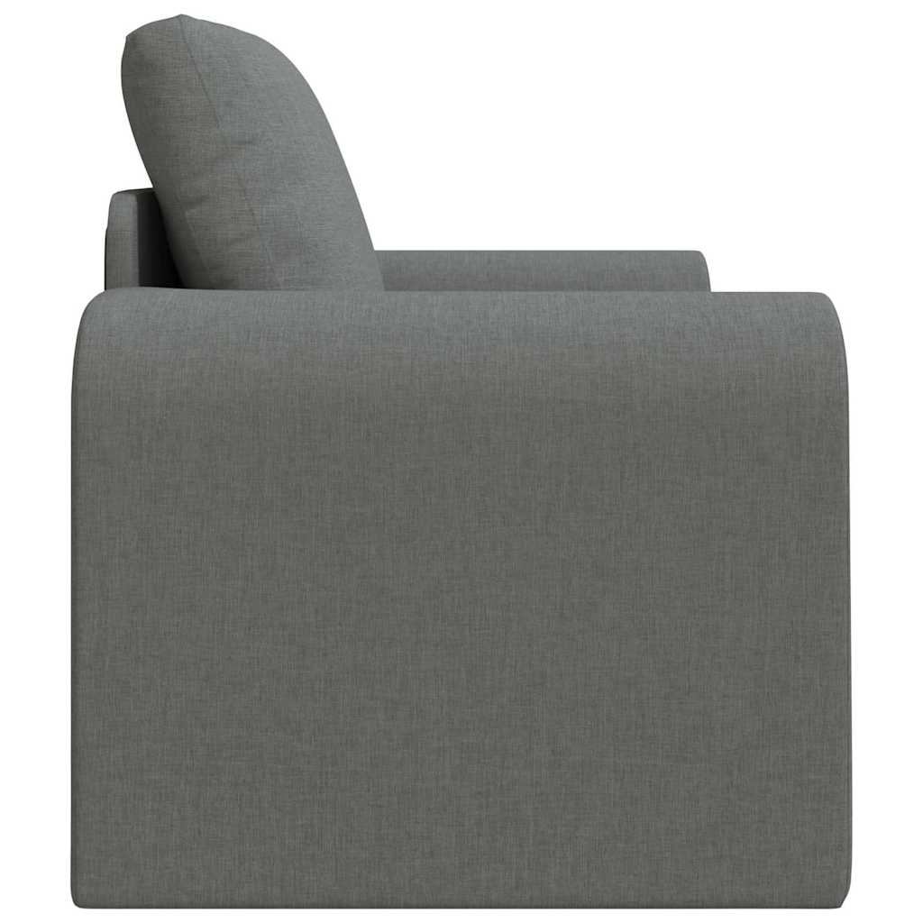 Sofá-Cama Cinza Escuro 98 x 71 x 83 cm tecido