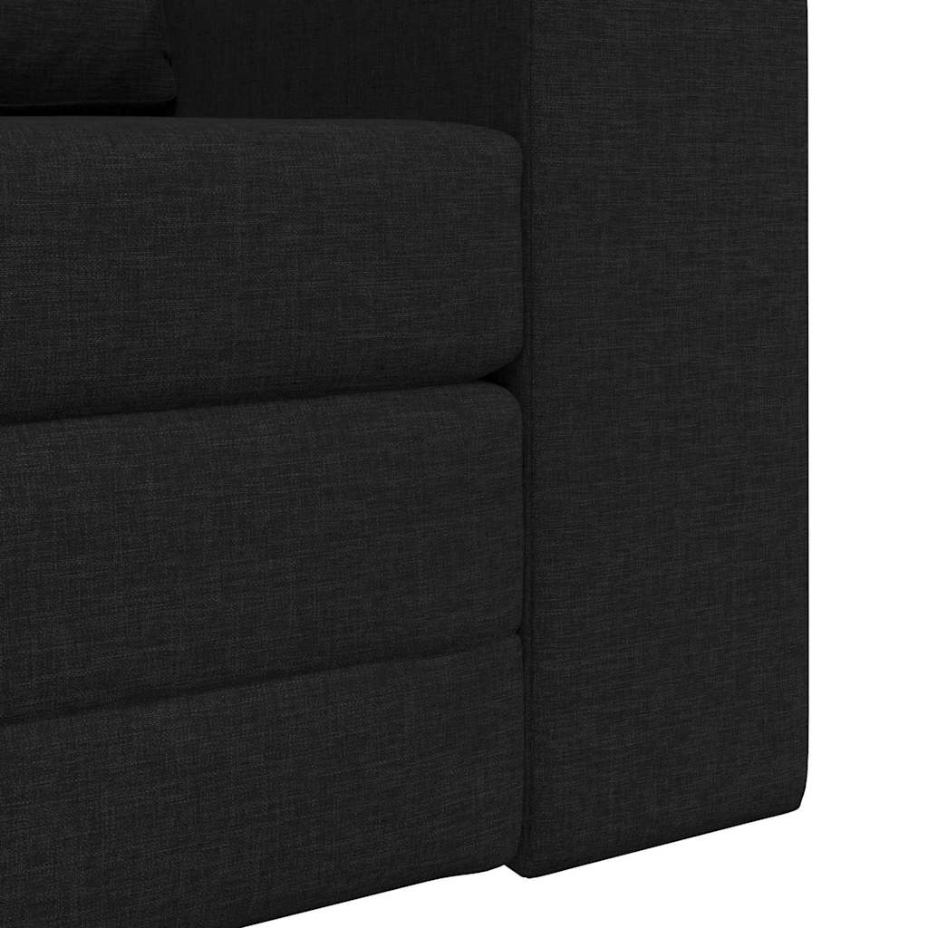 Sofá-Cama Preto 98 x 71 x 83 cm tecido