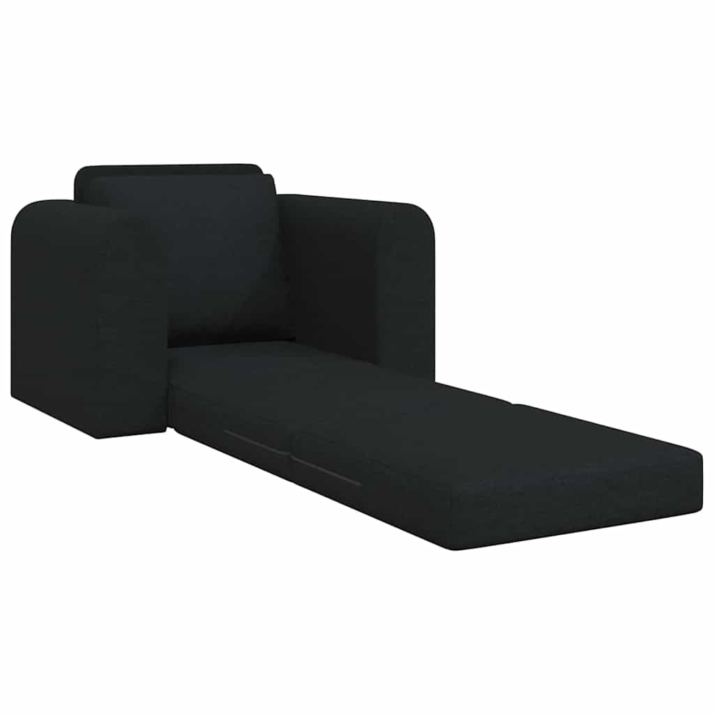 Sofá-Cama Preto 98 x 71 x 83 cm tecido
