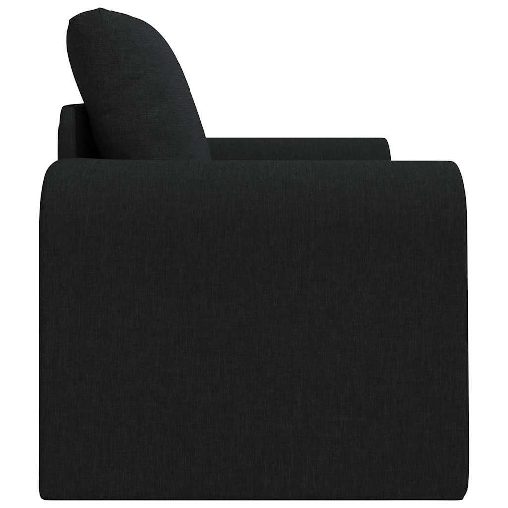 Sofá-Cama Preto 98 x 71 x 83 cm tecido