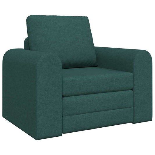 Sofá-Cama Verde Escuro 98 x 71 x 83 cm tecido