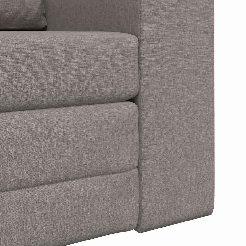 Sofá-Cama Cinzento-acastanhado 98 x 71 x 83 cm tecido