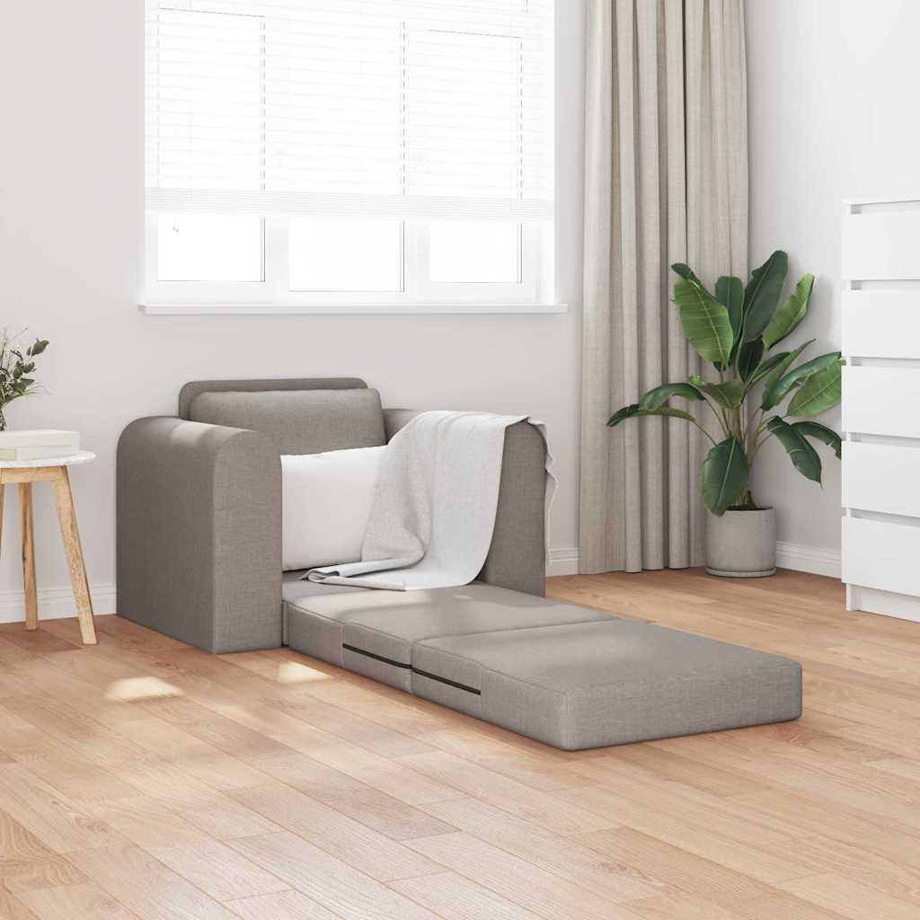 Sofá-Cama Cinzento-acastanhado 98 x 71 x 83 cm tecido