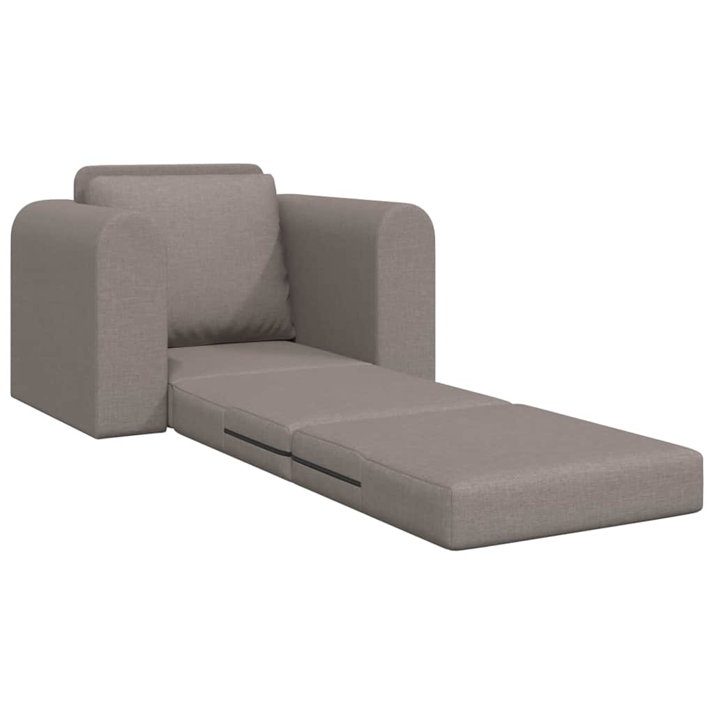 Sofá-Cama Cinzento-acastanhado 98 x 71 x 83 cm tecido