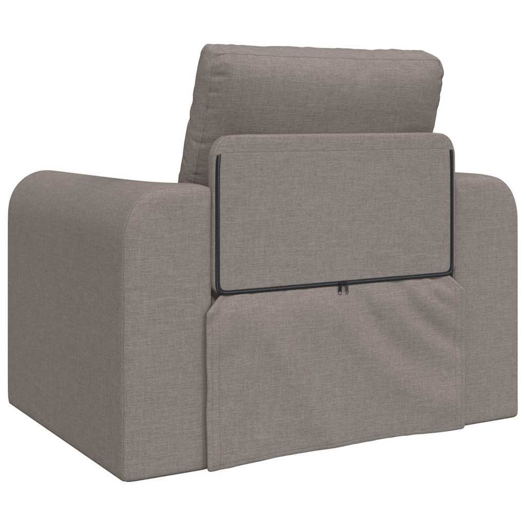 Sofá-Cama Cinzento-acastanhado 98 x 71 x 83 cm tecido