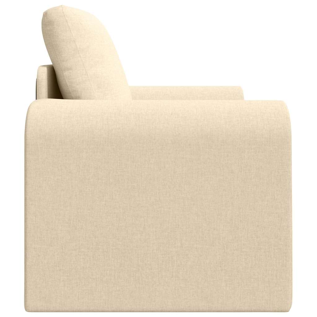 Sofá-Cama Creme 98 x 71 x 83 cm tecido