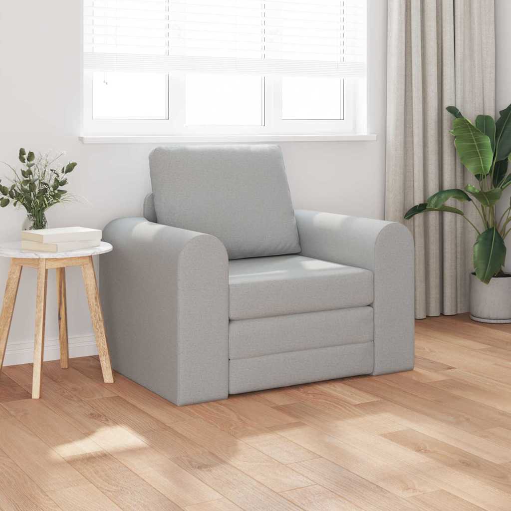 Sofá-Cama Cinza Nuvem 98 x 71 x 83 cm tecido
