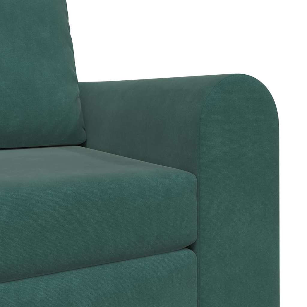 Sofá-Cama Verde-escuro 98 x 71 x 83 cm Veludo