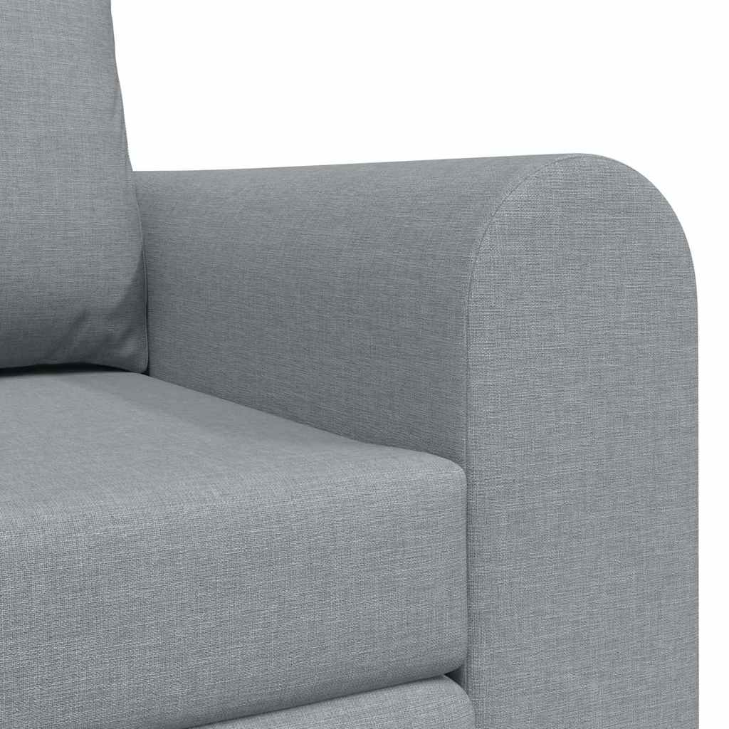 Sofá-Cama Cinzento-claro 148 x 71 x 83 cm tecido