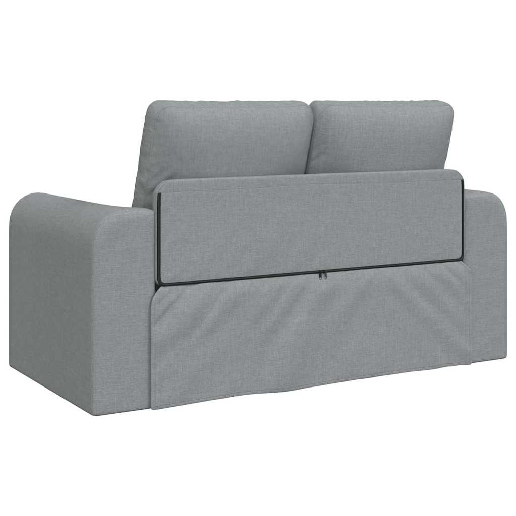 Sofá-Cama Cinzento-claro 148 x 71 x 83 cm tecido