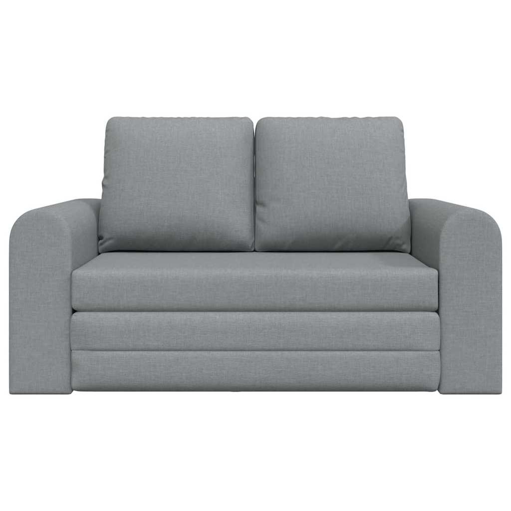 Sofá-Cama Cinzento-claro 148 x 71 x 83 cm tecido