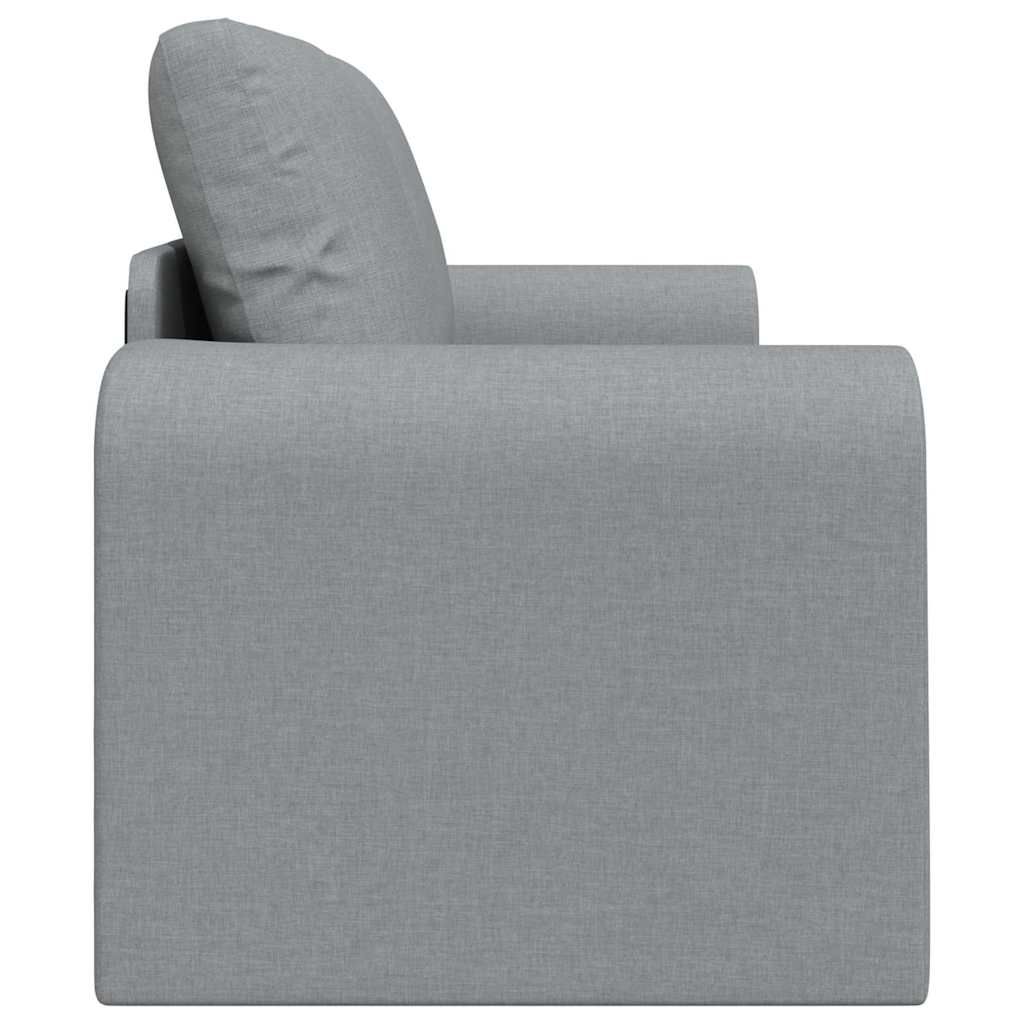 Sofá-Cama Cinzento-claro 148 x 71 x 83 cm tecido