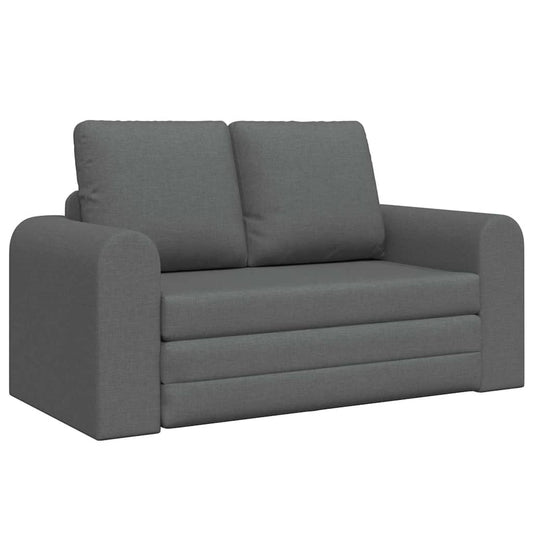 Sofá-Cama Cinza Escuro 148 x 71 x 83 cm tecido