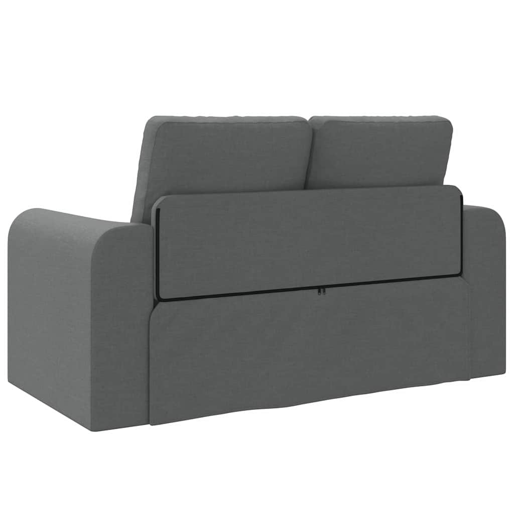 Sofá-Cama Cinzento escuro 148 x 71 x 83 cm tecido
