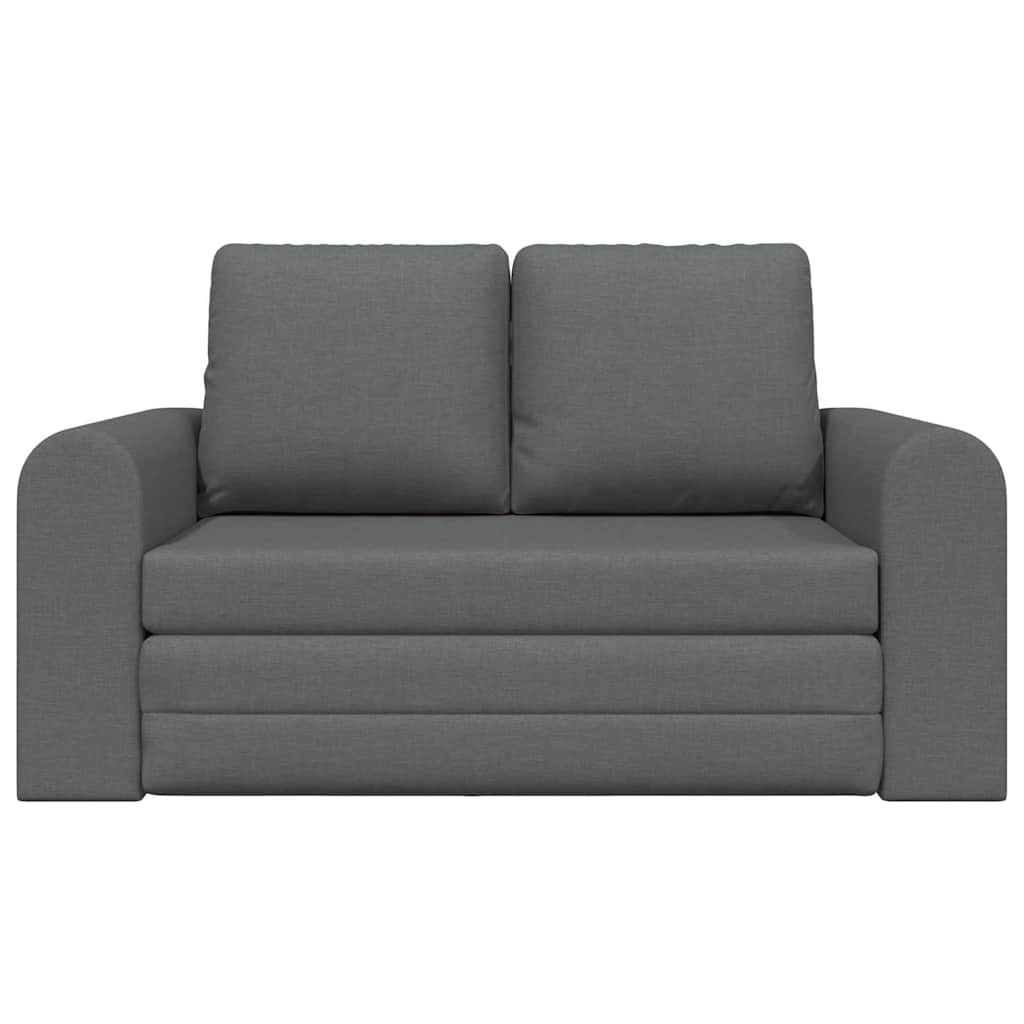 Sofá-Cama Cinzento escuro 148 x 71 x 83 cm tecido